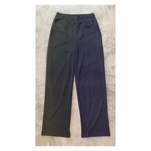 UVN Women's Wide Leg Yoga Pants Black M High‎ Waist Pockets